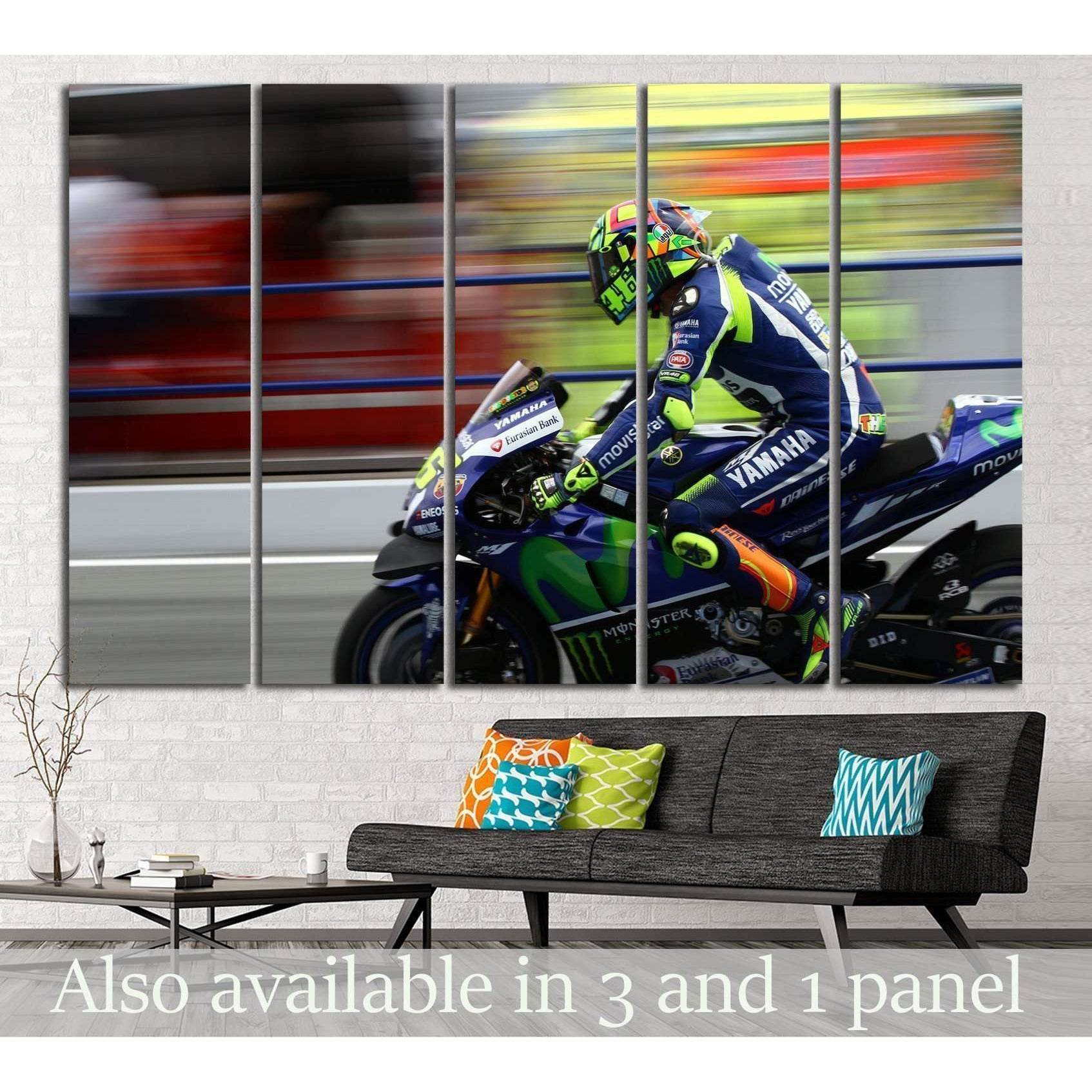 Yamaha YZR-M1 №158 Ready to Hang Canvas PrintCanvas art arrives ready to hang, with hanging accessories included and no additional framing required. Every canvas print is hand-crafted, made on-demand at our workshop and expertly stretched around 100% Nort