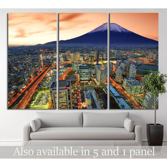 Yokohama and Mt. Fuji in Japan №779 Ready to Hang Canvas PrintCanvas art arrives ready to hang, with hanging accessories included and no additional framing required. Every canvas print is hand-crafted, made on-demand at our workshop and expertly stretched