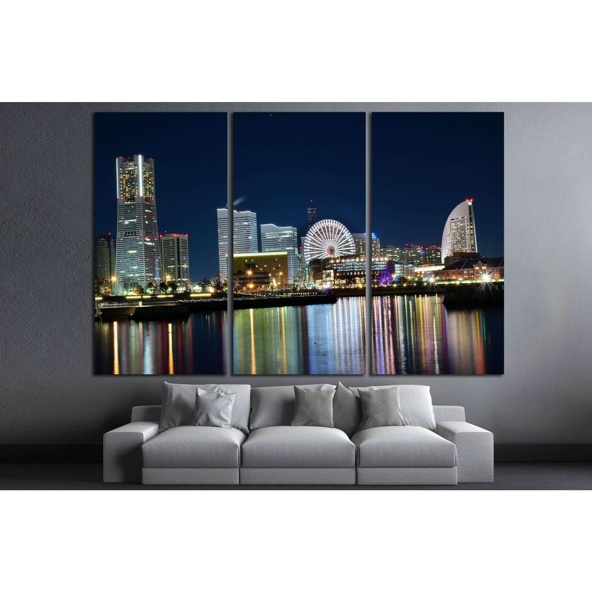 Yokohama city in Japan №816 Ready to Hang Canvas PrintCanvas art arrives ready to hang, with hanging accessories included and no additional framing required. Every canvas print is hand-crafted, made on-demand at our workshop and expertly stretched around