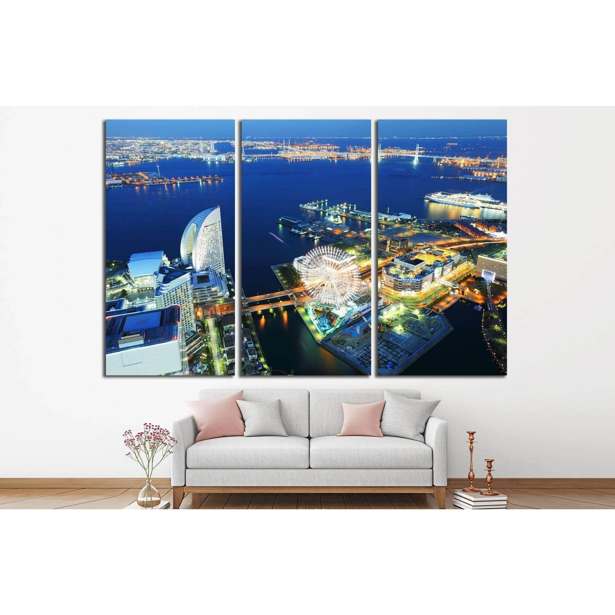 Yokohama cityscape №789 Ready to Hang Canvas PrintCanvas art arrives ready to hang, with hanging accessories included and no additional framing required. Every canvas print is hand-crafted, made on-demand at our workshop and expertly stretched around 100%